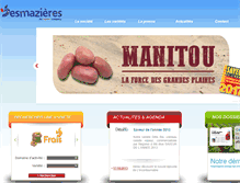 Tablet Screenshot of desmazieres.fr